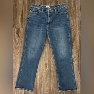 Women’s Revtown Classic Straight Blue Stretch Italian Denim Jeans- 32 Regular